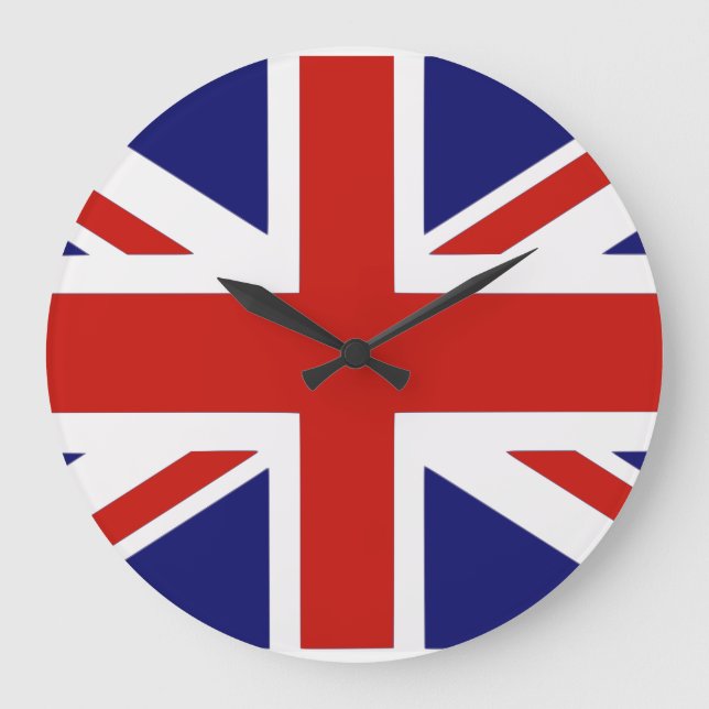 British flagga stor klocka (Framsida)