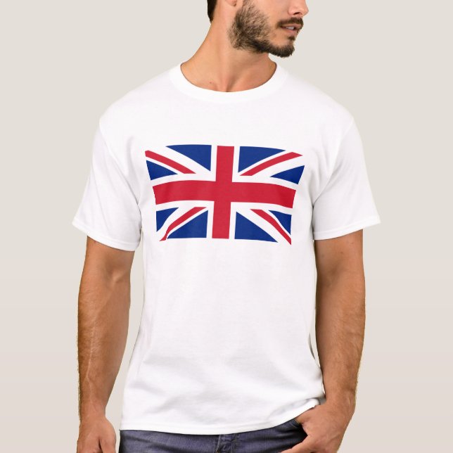 British flagga T-shirt (Framsida)