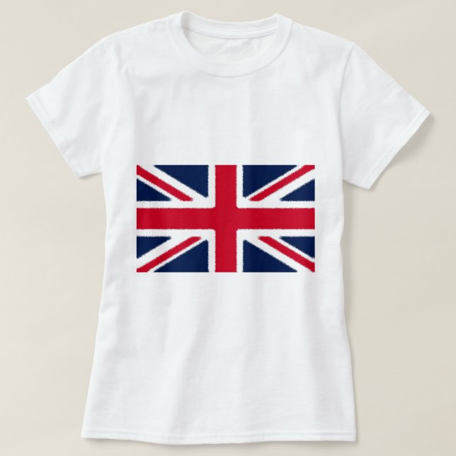 British Flagga T Shirt (Design framsida)