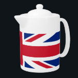 British flagga tekanna<br><div class="desc">Tekanna med flagga i Förenade kungariket Underbara Storbritannien och Nordirland (Union Jack)</div>