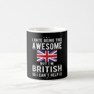 British Flagga Underbar Britain Heritage British R Kaffemugg