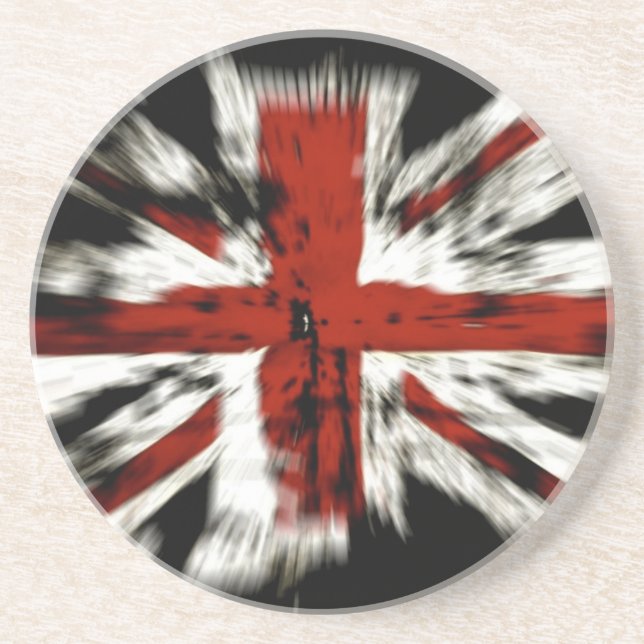 British Flagga Underlägg Sandsten (Framsidan)