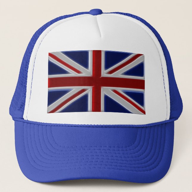 British Flagga, Union Jack, Patriotic Brit Keps (Framsida)