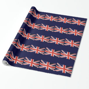 British Flagga, Union Jack, Patriotic Design Presentpapper