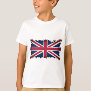 British Flagga, Union Jack, Patriotic Grunge Tröja
