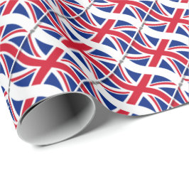 British Flagga Union Jack Wrapping Papper Presentpapper