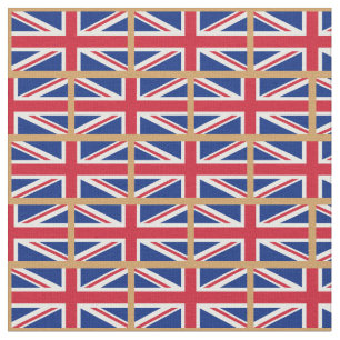 British Flagga & United Kingdom mode Fabric/sport Tyg