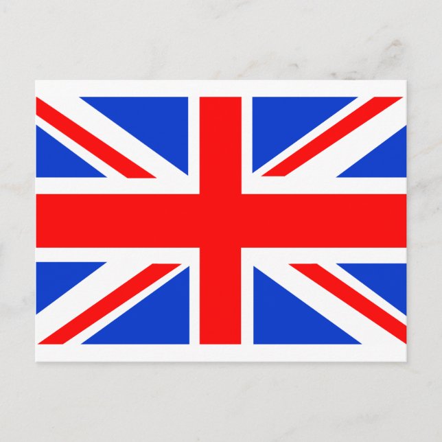 British Flagga Vykort (Framsida)