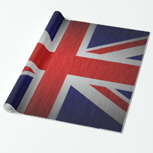 BRITISH FLAGGA WRAPPING PAPPER PRESENTPAPPER