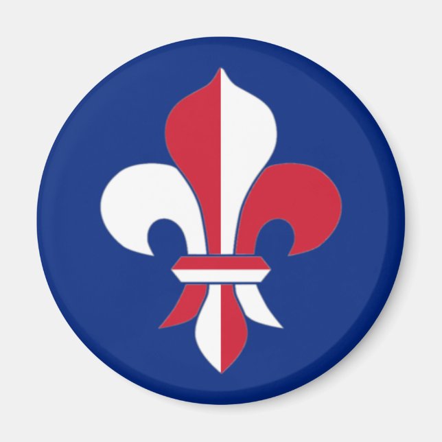 British Fleur-de-Lis Magnet (Framsidan)