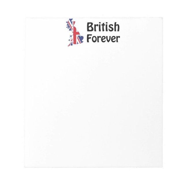 British Forever Anteckningsblock (Framsida)