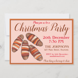 British Grisar i Blankets jul Party Do Inbjudningar
