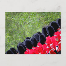 British Guardsman i London Postcard