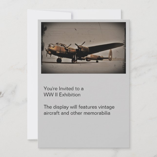 British Heavy Bomber Inbjudningar (Framsida)