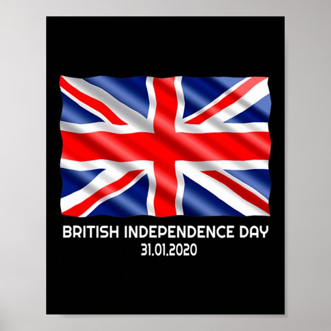 British Independence day Brexit Valentines day Gif Poster (Framsidan)