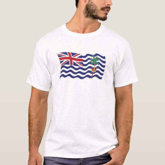 British Indian Ocean Flagga Shirt Tröja (Framsida)