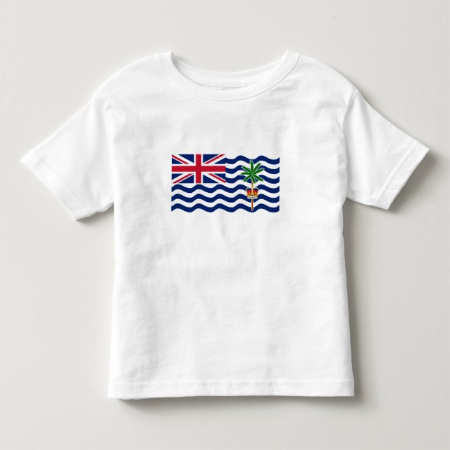 British Indian Ocean Territory Flagga T Shirt (Framsida)