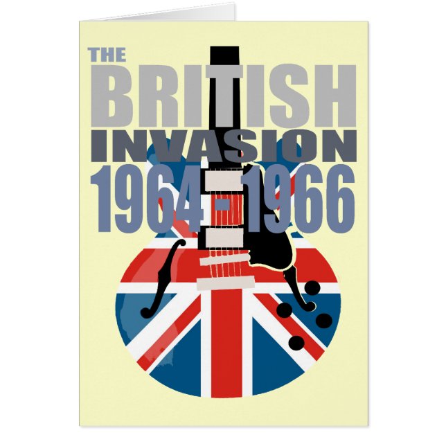 British Invasion 2 Hälsningskort (Framsidan)