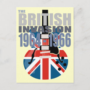 British Invasion 2 Vykort