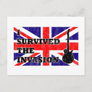 British Invasion Vykort