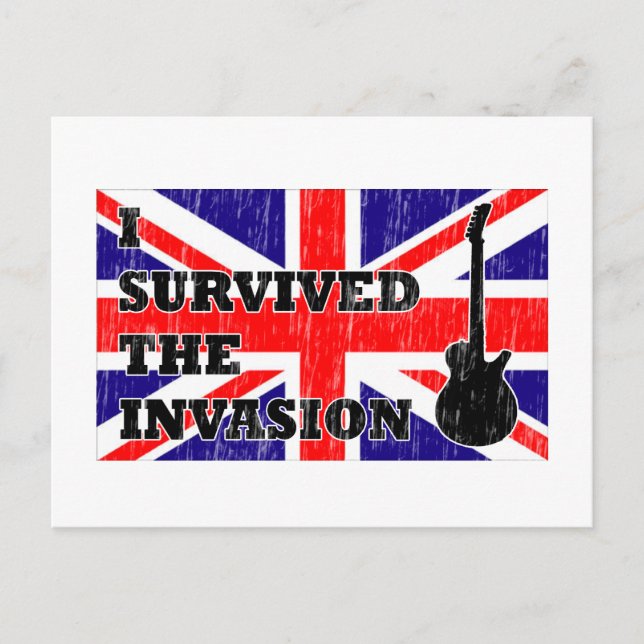 British Invasion Vykort (Framsida)