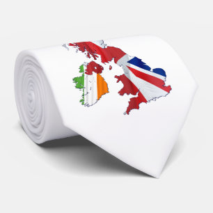 BRITISH ISLES KARTA OCH FLAGGOR SLIPS