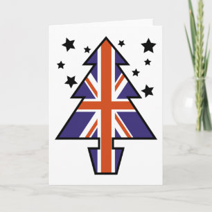 British Julgran Helgkort