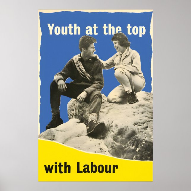British Labour Party Election Poster Youth at the (Framsidan)