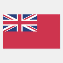 British Merchant Navy Red EnSign-Sticker