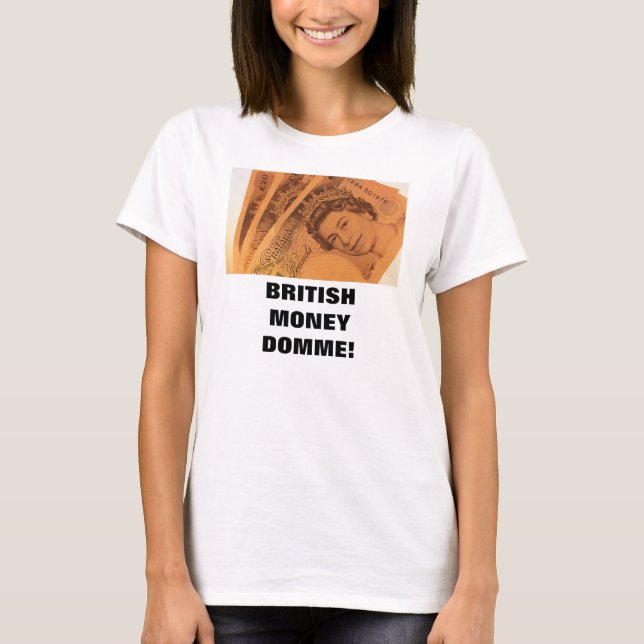 BRITISH MONEY DOMME T-SHIRT (Framsida)