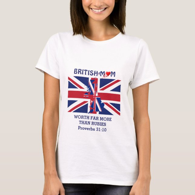 BRITISH MORSA värd mer än Rubies PROVERBS 31 T Shirt (Framsida)