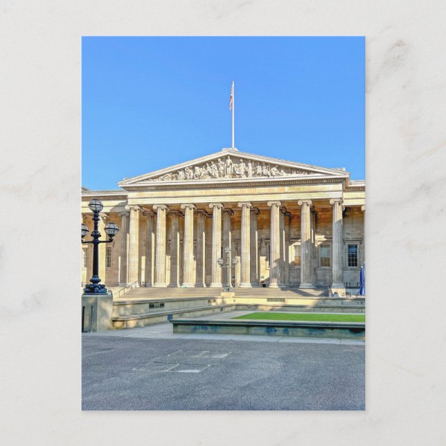 British Museum, Bloomsbury, London Storbritannien  Vykort (Framsida)