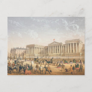 British Museum, c.1862 (färg litho) Vykort