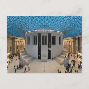 British Museums Underbara domstol i London, Förena Vykort