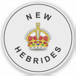 British New Hebrides badge, Vanuatu (1906-1952) Klistermärken