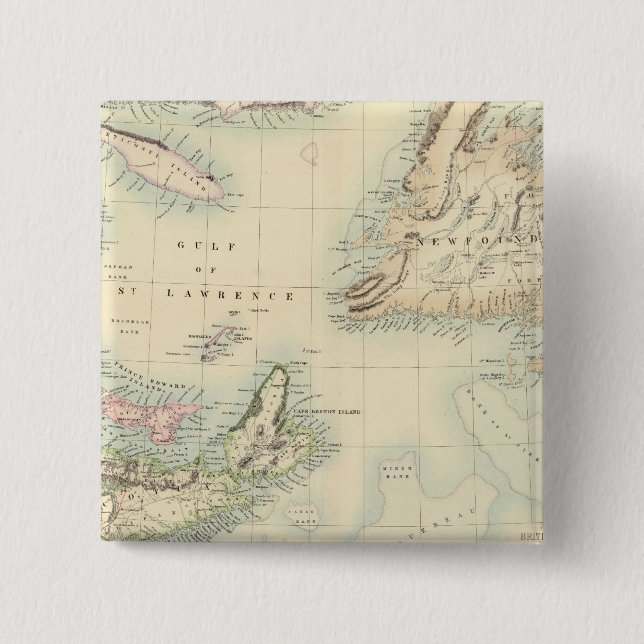 British North America 3 Knapp (Framsida)