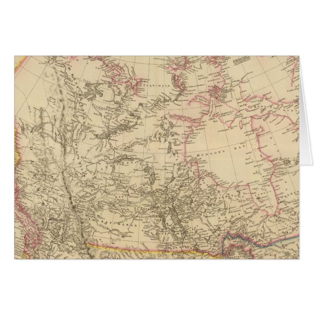 British North America 4 Hälsningskort (Framsidan Horizontal)