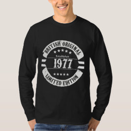 British Original 1977, begränsadare utgåvan! Tee
