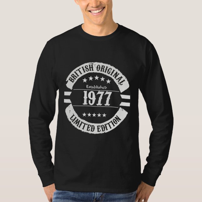 British Original 1977, begränsadare utgåvan! Tee (Framsida)