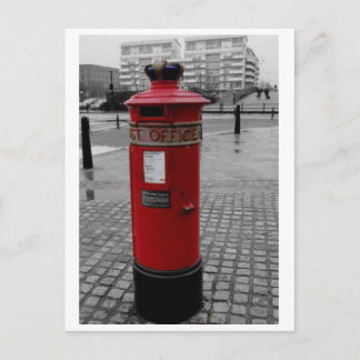 British Pillar box - Liverpool Speciell 1853 Vykort