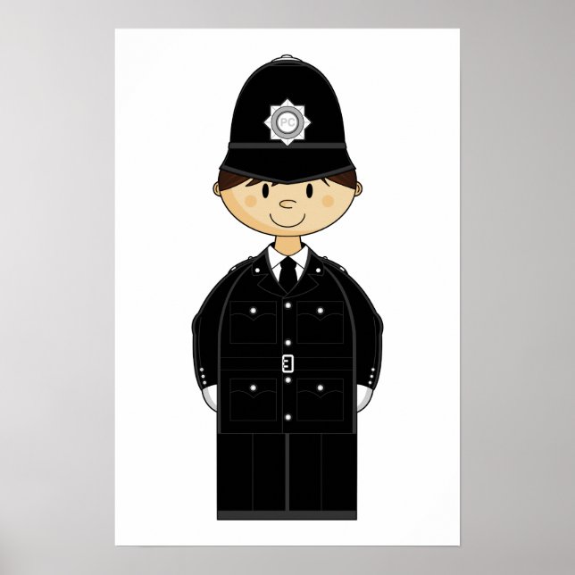 British Policeman Poster (Framsidan)