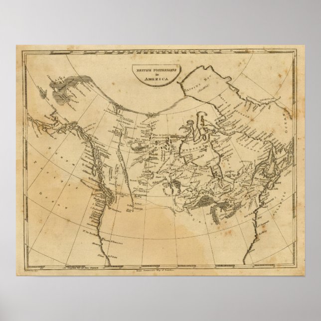 British Possessions in America Poster (Framsidan)