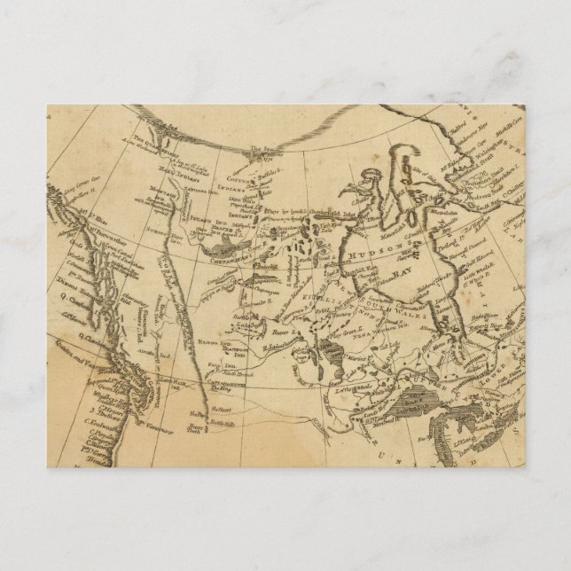 British Possessions in America Vykort (Framsida)