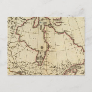 British Possessions in North America Vykort