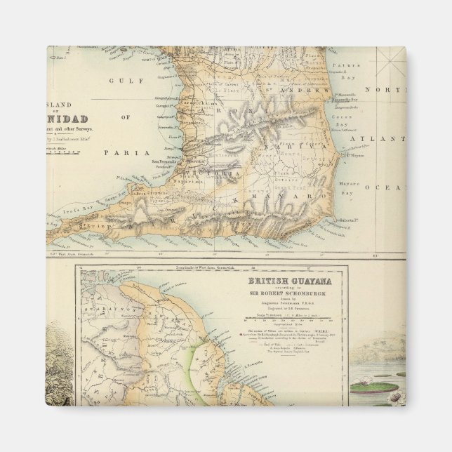 British Possessions on North Öster Kusten Magnet (Framsidan)