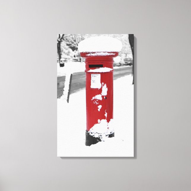British Post Box Canvastryck (Framsida)