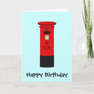 British Post Box Kort