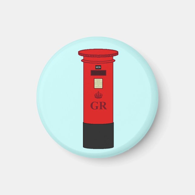 British Post Box Magnet (Framsidan)