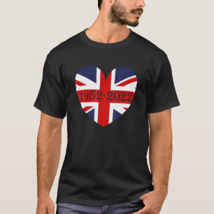 British Queen Monarchy 70-årsdagen Platinum J T Shirt