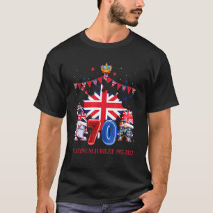 British Queen Monarchy Platinum Jubilee Celebratio T Shirt